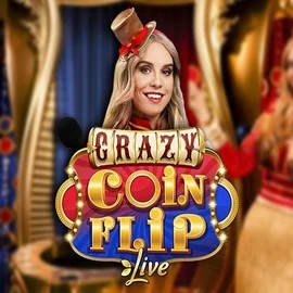 Official Live Casino logo: Crazy Coin Flip by Evolution at Betorange Casino