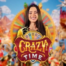 Live Casino logo of Crazy Time from Evolution at Betorange Casino