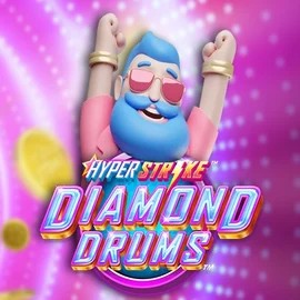 Logo of Hyper Strike Diamond Drums from Gameburger Studios at Betorange Casino