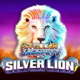 Stellar Jackpots with Silver Lion logo by Lightning Box Game at Betorange CasinoStellar Jackpots with Silver Lion